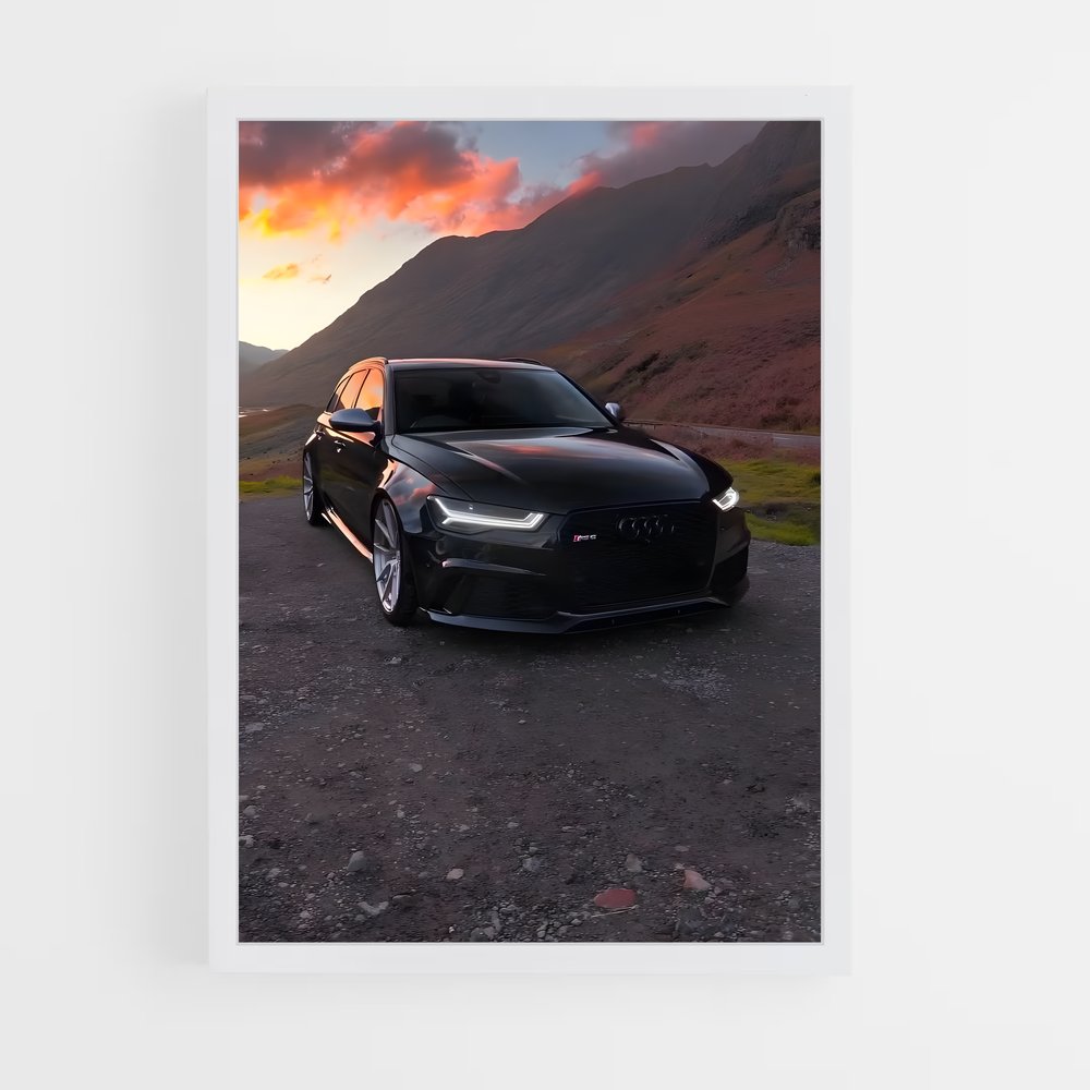 Poster Montagne Noire – affiche Audi (vue 3)